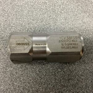 CHECK VALVE SS 3/8"NPT