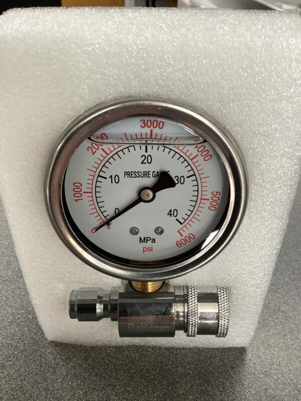 GAUGE 6000 PSI W/QC