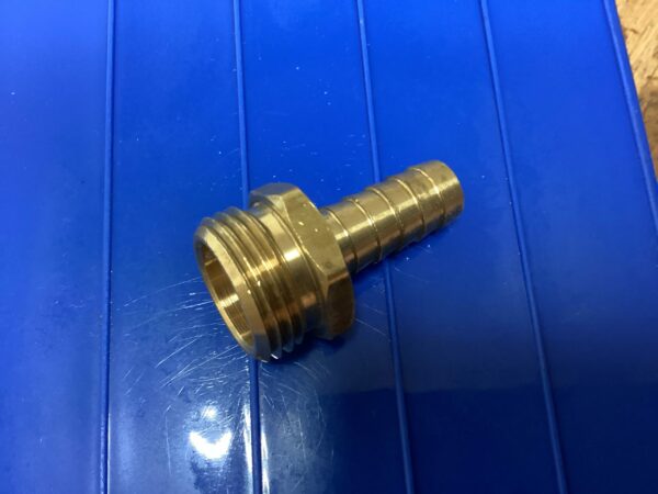 HOSE BARB 1/2x3/4MGH BRASS